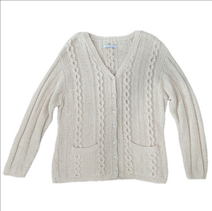 Handmade Cable Knit Cardigan